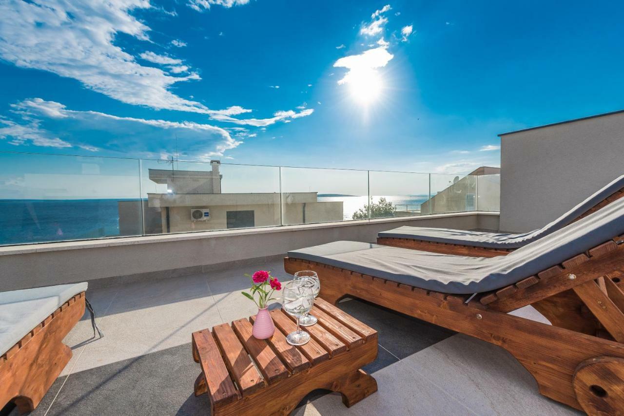 Luxury Penthouse Apartment Mandre Luaran gambar